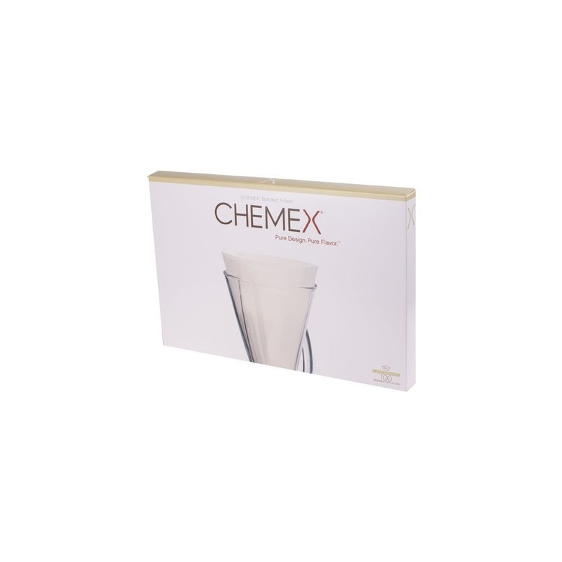 Chemex - Filtry Papierowe Białe Niezłożone 1-3 Filiżanki